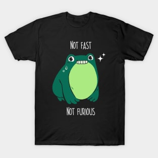 Not Fast Not Furious Frog by Tobe Fonseca T-Shirt